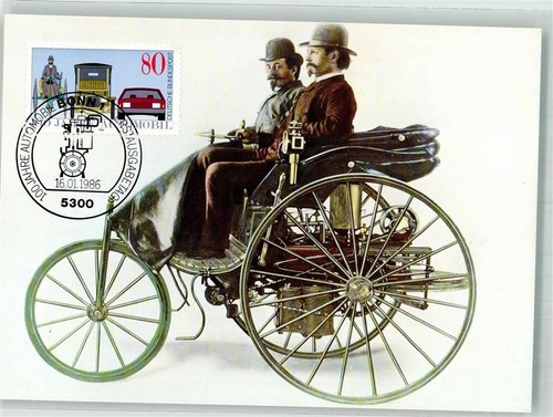 39874428 - 100 Jahre Automobil Carl Benz Motorwagen von 1886  SST Erstausgabe