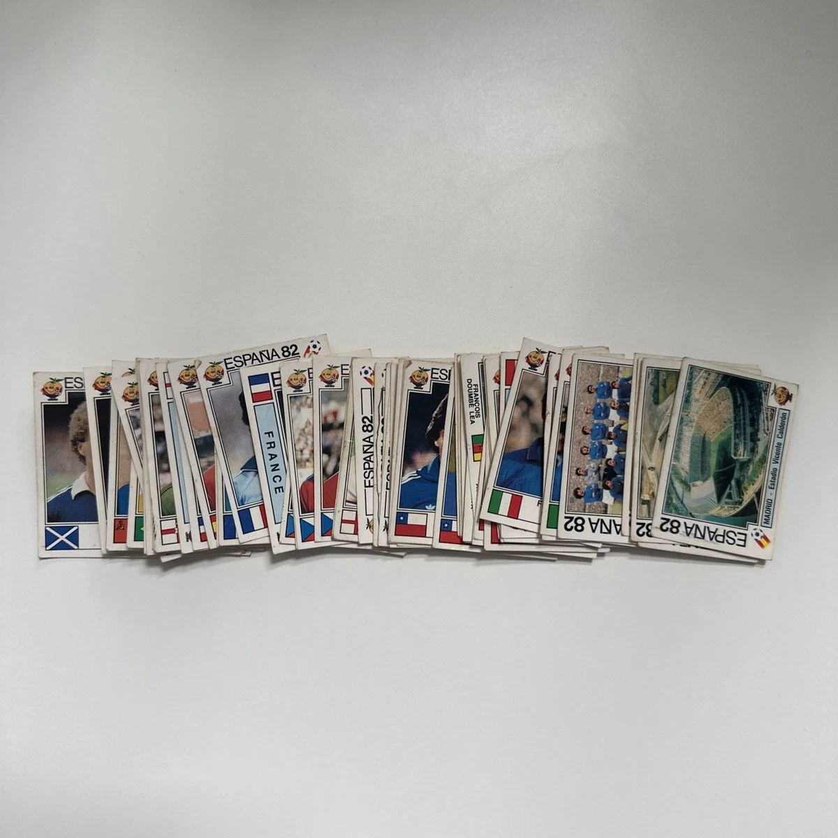 Lotto De Stickers Panini – Coupe Du Monde Espagne 82 – Toutes Différentes Avec Pochette
