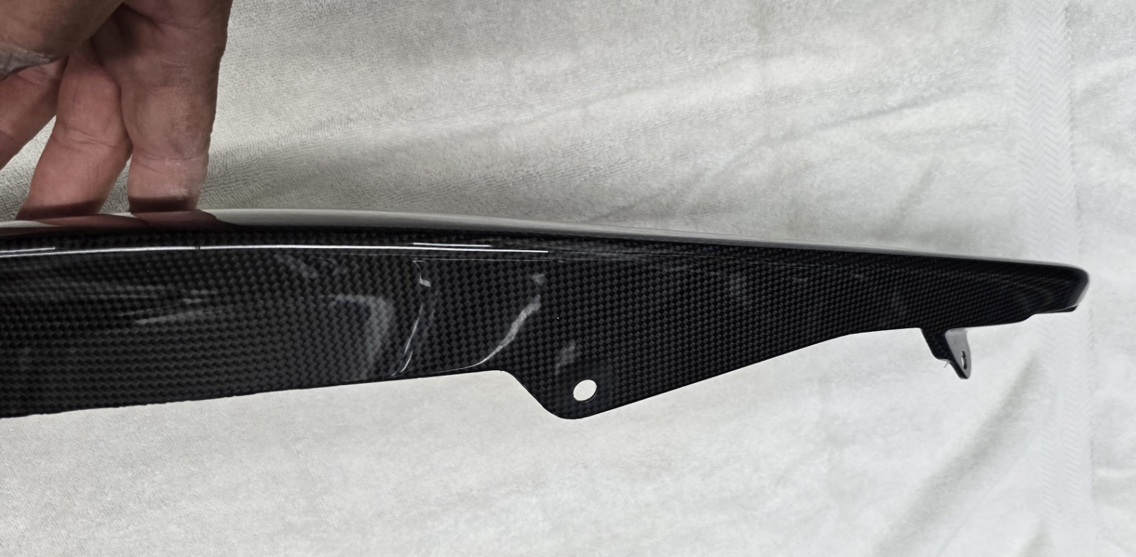 Ferrari SF90 Carbon Fiber Front Side Spoiler Splitter 872648 Front Bumper LEFT