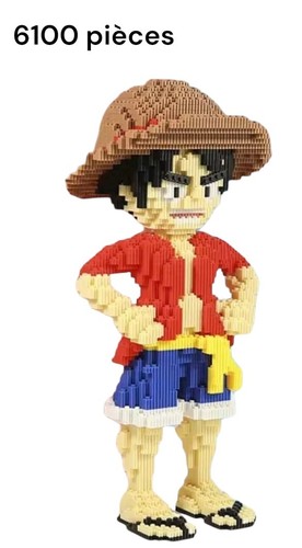 Bloc Puzzle Construction One Piece Monkey D Luffy Mugiwara Luffy - Picture 2 of 3