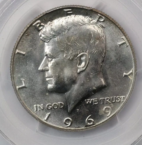 1969-D Kennedy Half Dollar PCGS MS65