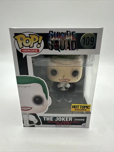 Funko Pop 109 Suicide Squad The Joker Tuxedo Hot Topic Exclusive
