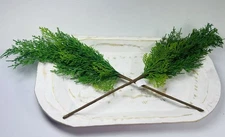 24” Real Touch Cedar Stem Artificial Greenery Branch Christmas Holiday Winter De