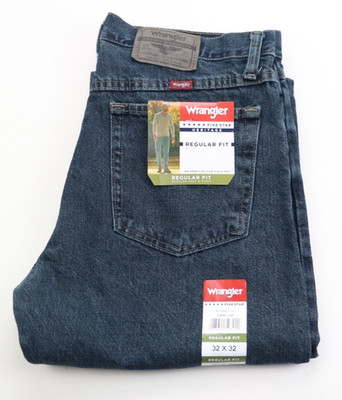 Wrangler Five Star Heritage Regular Fit Straight Men's Jeans W32 L32 Quartz New