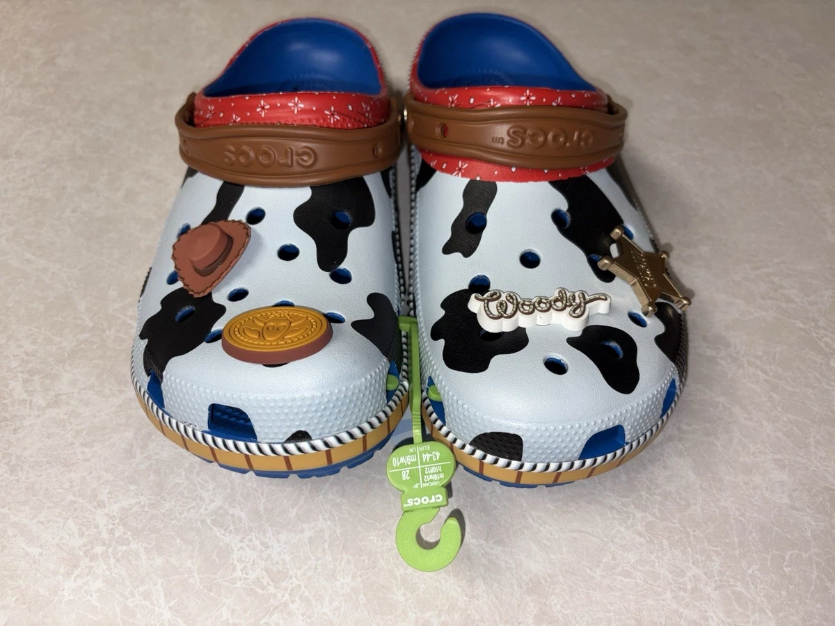 Crocs Toy Story shoes Woody Men’s Size 7 women’s 9 Clogs Disney Pixar Cow Print Crocs Returns With Another Disney Pixar main image 4