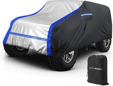 Car Cover for Jeep Wrangler 4 Door 2007  2025 JK JKU JLU , Heavy Duty Waterproof