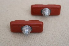 Vintage Original Kool Stop Continental Bicycle Brake Pads Pair Salmon