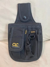 CLC Custom Leathercraft 1501 Fabric 4 Pocket Tool Cell Phone Holder w/ Belt Loop