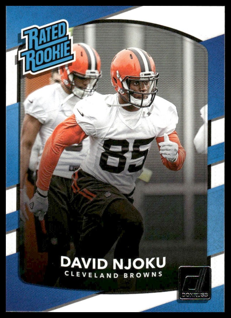 David Njoku Rookie RC 2017 Donruss #314 Cleveland Browns