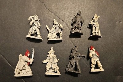 Citadel Warhammer 80er Pre-Slotta C09 Dunkelelfen Elfen X8 Metall Restposten Konvolut 