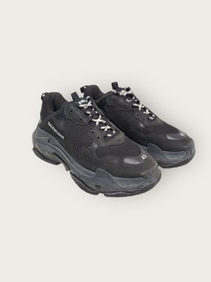 Balenciaga Dirty Black Clear Sole Triple S Sneakers 43 42720279 [U]