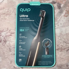 Quip Ultra Next Generation Smart Sonic Toothbrush Eclipse/Black NEW - FAST SHIP!