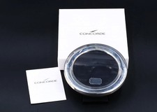 Concorde Souvenir Round Picture Frame Sterling Silver w/Orgl Box 4.5" Diameter