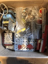 Vintage Gilbert Erector Pieces  Motor - Large lot