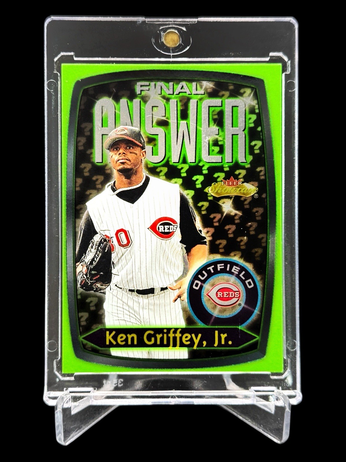 2000 Fleer KEN GRIFFEY JR “FINAL ANSWER” SHOWCASE HOLO 7 OF 10🔥RARE🔥1:360🔥