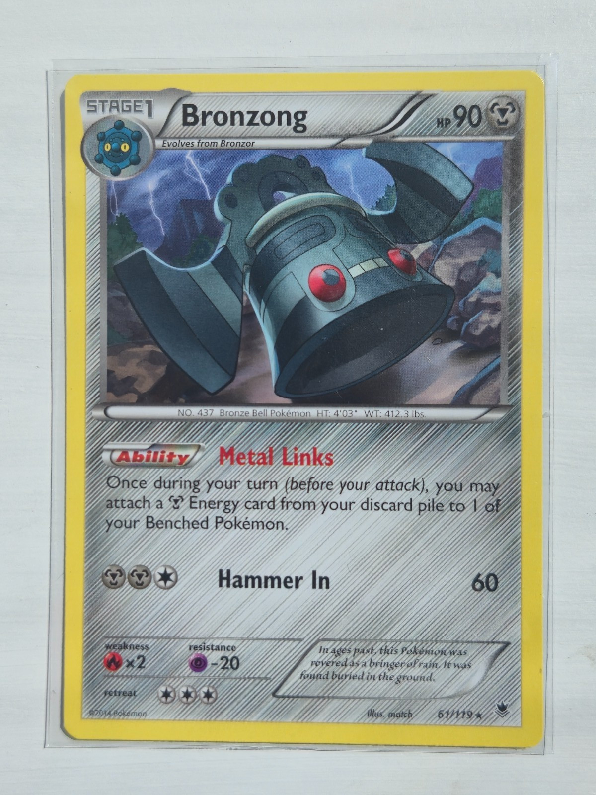 Pokémon Bronzong - Normal Rare - Phantom Forces 61/119