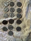 16 ….Buffalo Nickel 5C 1936 Lot Circulated Copper-Nickel US Coins