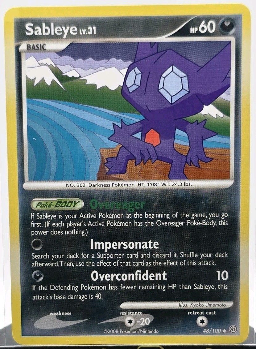 Sableye 48/100 Stormfront Regular Pokémon TCG