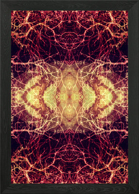 Burning Roots X-B Gerahmtes Wandbild Poster Leinwanddruck Bild