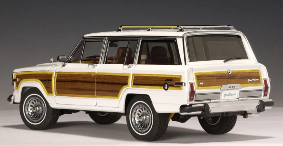 1989 Jeep Grand Wagoneer, AUTOart  Millennium Series, 1/18, White, New, Sealed . - Image 2 of 4