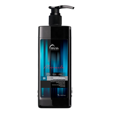 Truss Bidimensional Shampoo 1L Professional Repair & Shine Frizz Control
