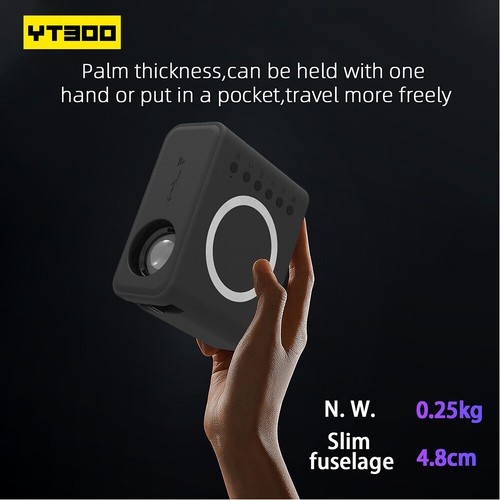 Mini projecteur intelligent portable HD 1080P WIFI Home Theater pour Android/IOS - Photo 9/24