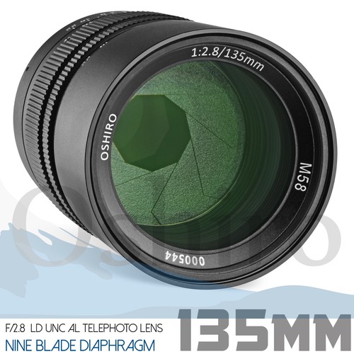 Oshiro 135mm f/2.8 Telephoto Lens for Canon EF EOS 6D 5D 5DSR 1D 20D 550D 10D - Picture 5 of 12