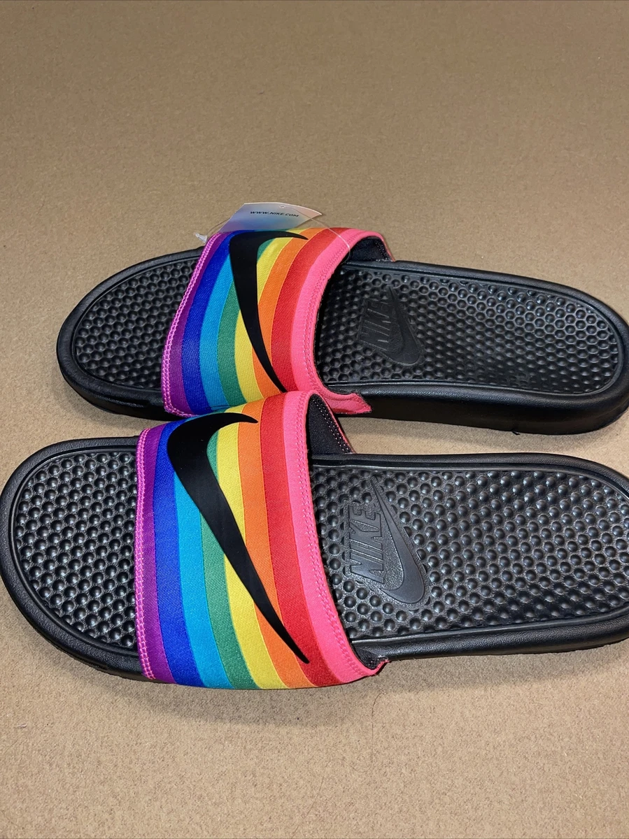 Nike slides cheap pride