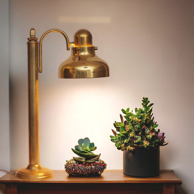 Bauhaus Kontor Arbeitsleuchte ''FUNCTIONAL CRANE'' Einzelstück Messinglampe Berlin