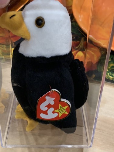 Ty Beanie Babys extrem selten Glatzkopf mit Fehlern PVC NEUWERTIG L👀k🔥🔥 - Bild 2 von 9