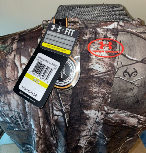 Under Armour SHORT Sleeve Crew SHIRT REALTREE XTRA GREEN CAMO MEDIUM - Picture 7 of 7