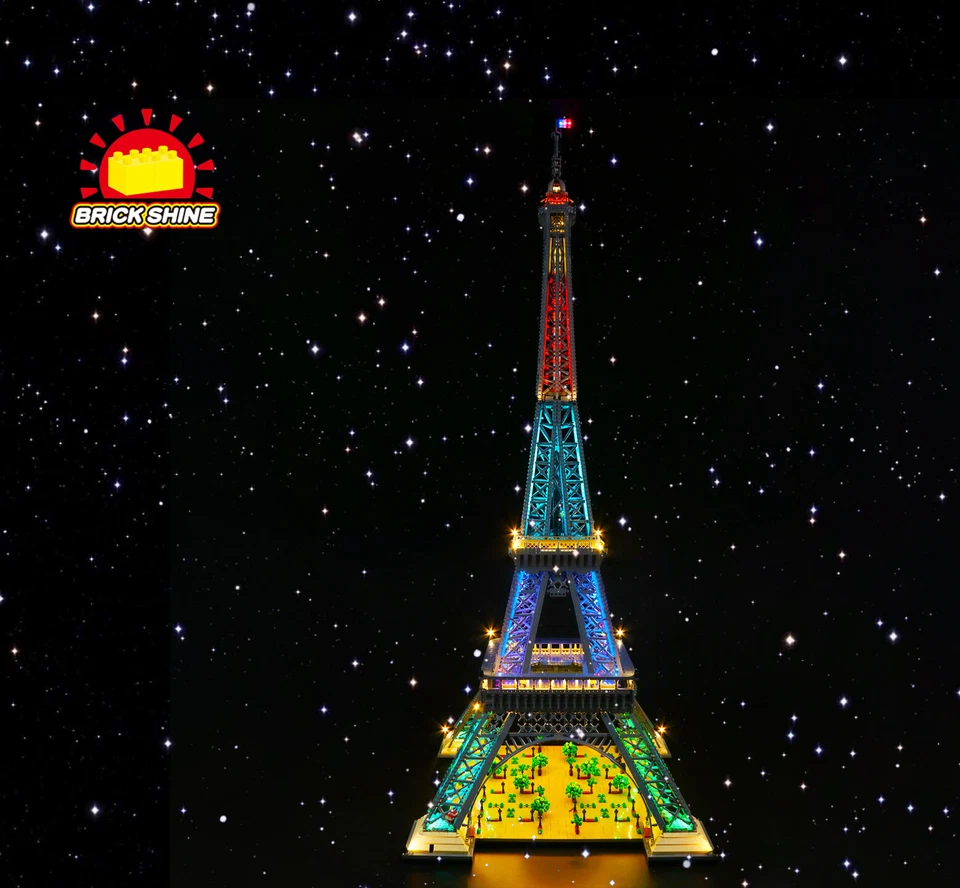 Brick Shine - GC Light Kit for Lego Eiffel Tower 10307 (NEW) - Image 3 of 4