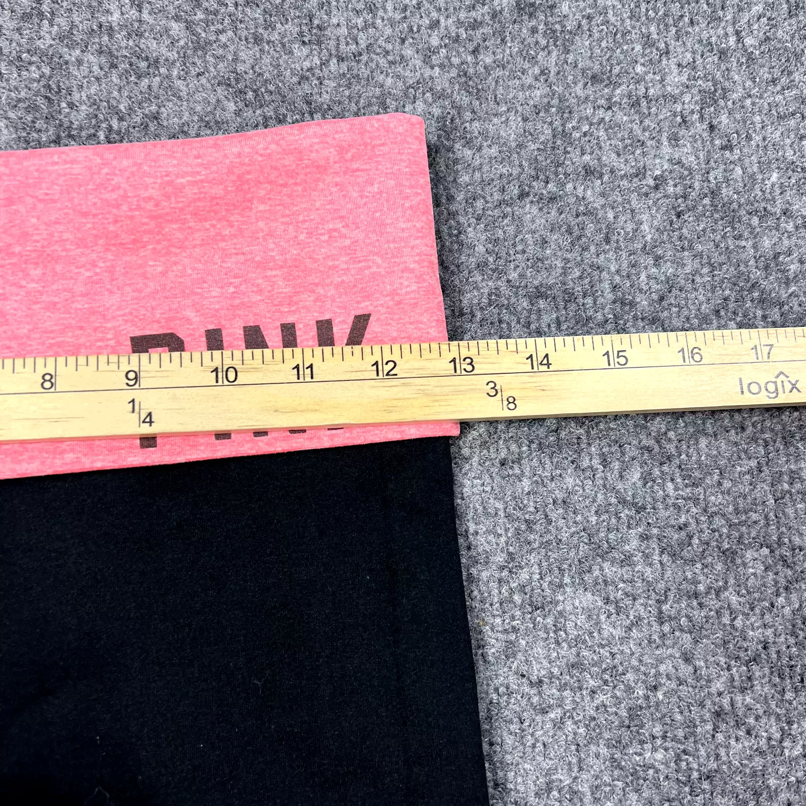 victoria-secret-vs y2k fold over waist spellout leggings
