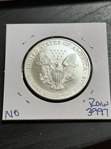 2001 AMERICAN SILVER EAGLE MONSTER COLORFUL TONING TONED COIN (Raw3997) - Picture 2 of 8