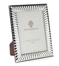 7x5" In Handmade Italian 925 Sterling Silver Photo Picture Frame 7211/13×18 USA