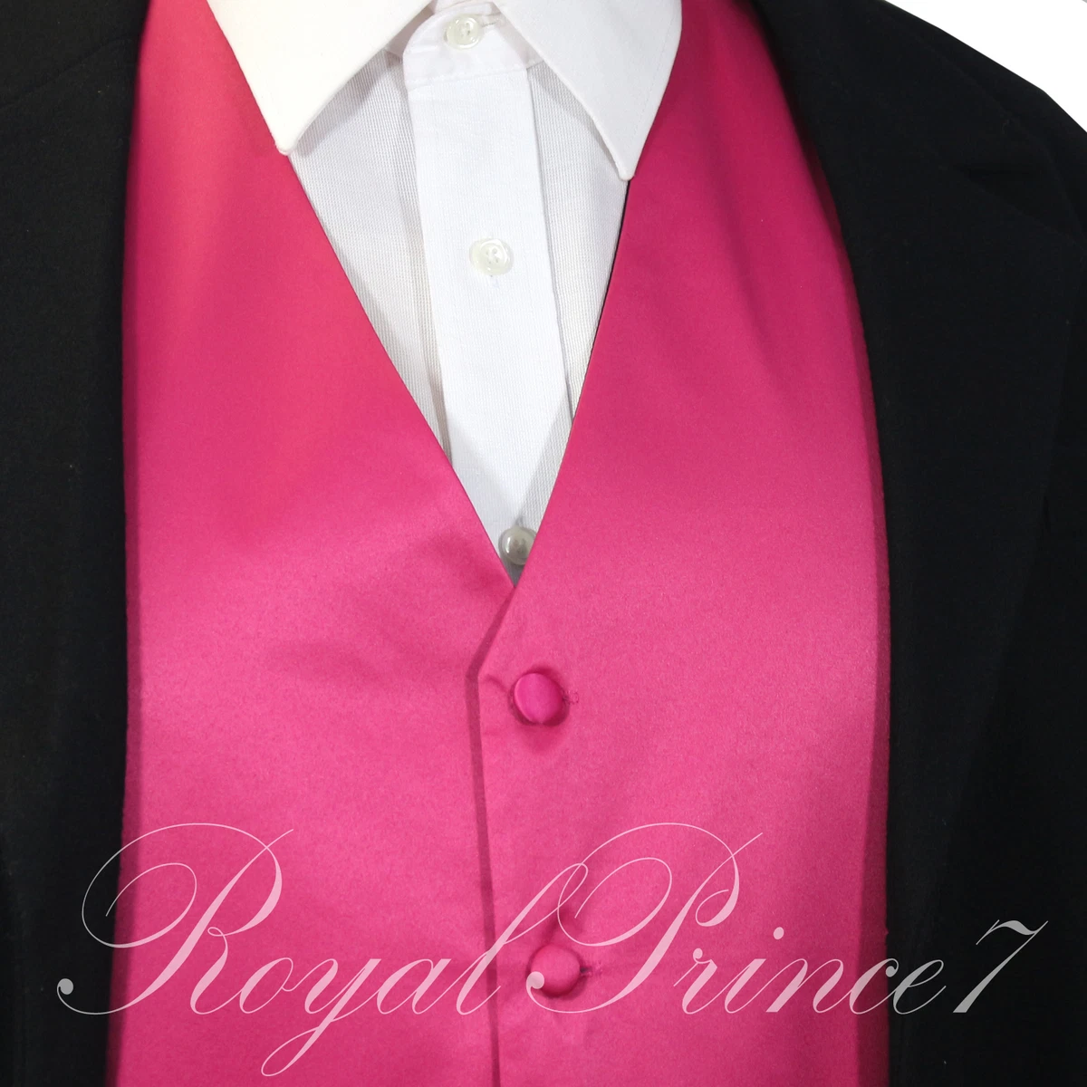 Tux with deals pink vest