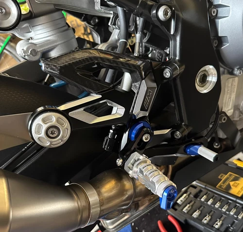 Adjustable Racing Rear Set Rearset Footpeg Footrest for BMW M1000R S1000R 23-24 - Bild 4 von 23