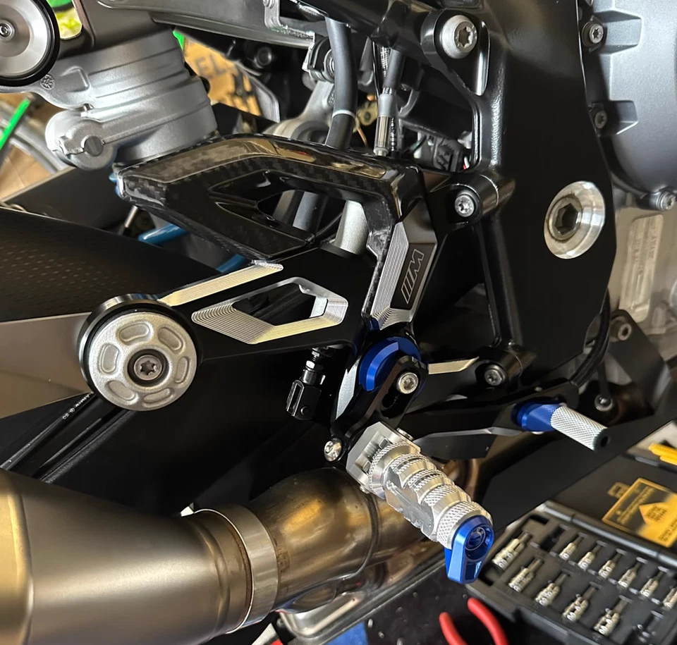 Adjustable Racing Rear Set Rearset Footpeg Footrest for BMW M1000R S1000R 23-24 - Imagen 4 de 4