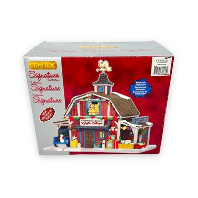 COUNTRY BARN GIFT SHOP Store New LEMAX Holiday Village 35536 RARE Michael's 2013