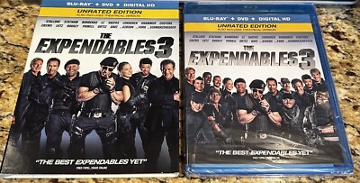 The Expendables 3 (Blu-ray, DVD, Digital HD, Unrated Edition) Sylvester Stallone