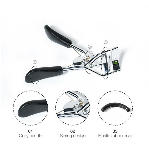 1X Eyelash Curler Professional Eyes Makeup Beauty Tool Handle Curl Lashed Curler