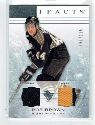 14-15 UD Upper Deck Artifacts  Rob Brown  /125  Dual Jerseys