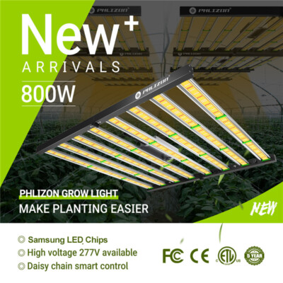Spider FC-E8000 LED Grow Light Bar Full Spectrum 6x6ft Dimmable 800W Plant Light