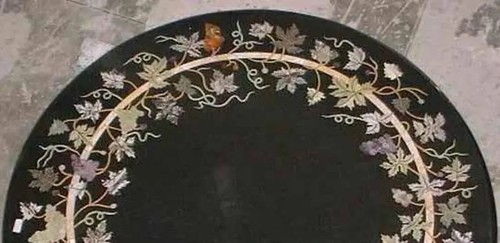 Black Marble Gemstone Table – Handmade Luxury Epoxy Resin Furniture, Modern arts - Picture 5 of 12