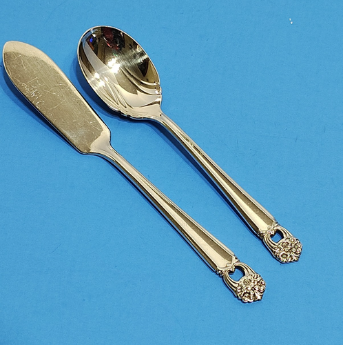 Vintage 1847 Rogers Bros Silver Plate ETERNALLY YOURS - 51 Pc Flatware Set - Picture 9 of 13