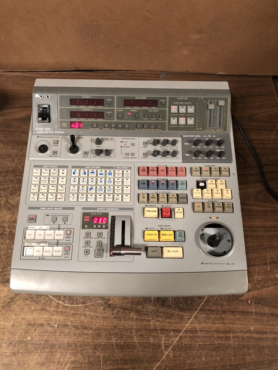 SONY　ビデオ編集機　FXE-100 Vintage Genuine Sony FXE-100 Video Editing System | eBay
