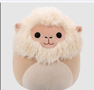 Squishmallows Octave The Capuchin 16'' Snow Monkey Brown White Plush KellyToy NWT