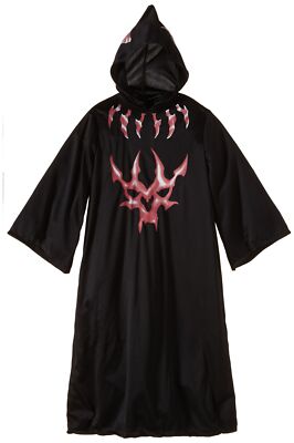 Halloween Concepts Devil Robe Black/Red Hooded Robe Child Size M 8-10 ...