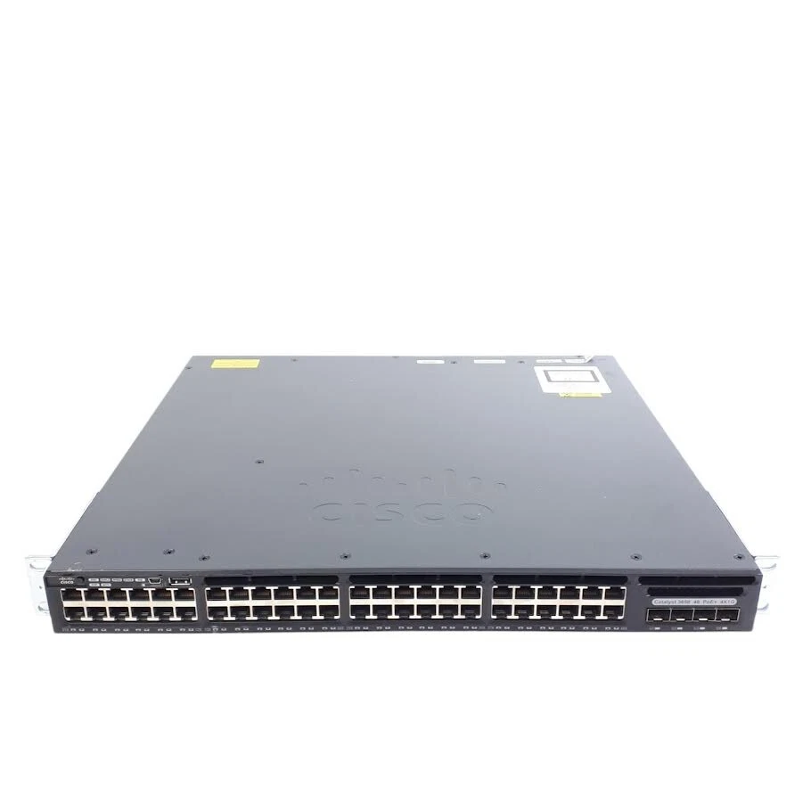 Cisco Catalyst 3650 WS-C3650-48PS-E 48 PoE+ 4X1G Network Switch w/PSU E5632B - Image 4 of 4