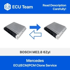 Mercedes ECU ECM PCM Cloning Service ME2.8 6Zil Bosch Engine Computer Module    